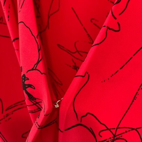 ASTR the Label V-Neck Asymmetrical Peplum Blouse - Picture 8 of 13